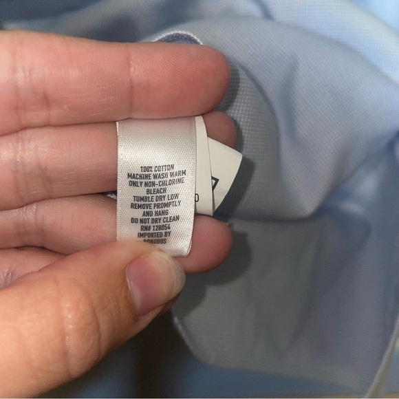 Bonobos Wrinkle Free Slim Fit Button Down 16 33 Light Blue - Picture 5 of 7